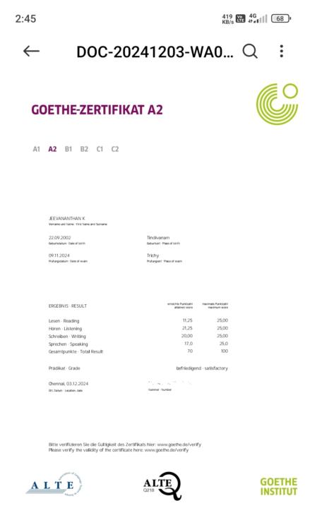 My Success to go to Germany🇩🇪