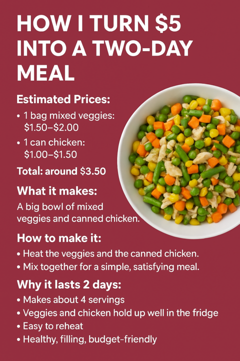 Stretching a $5 Budget Meal