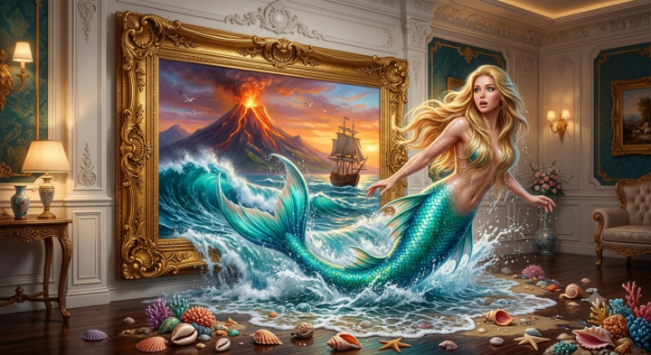 a beautiful mermaid 