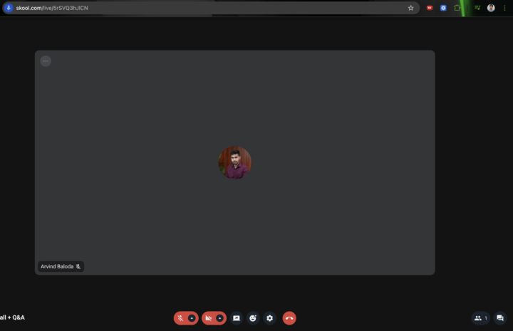 Is QnA call happening you today @nihar