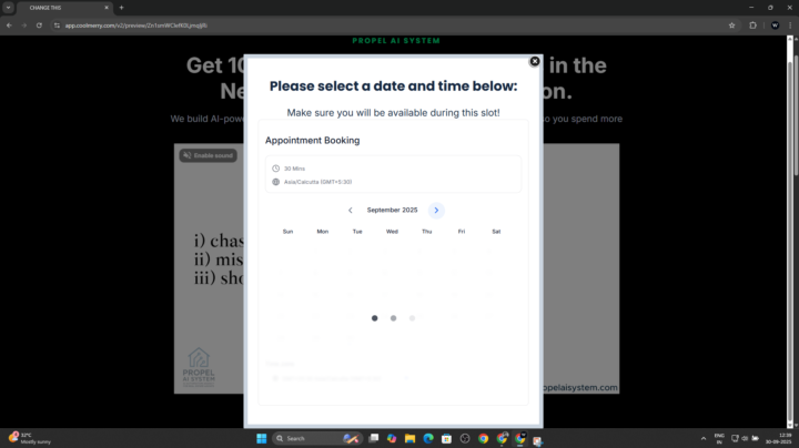 GHL Calendar not opening!