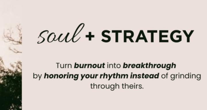 Soul + Strategy 