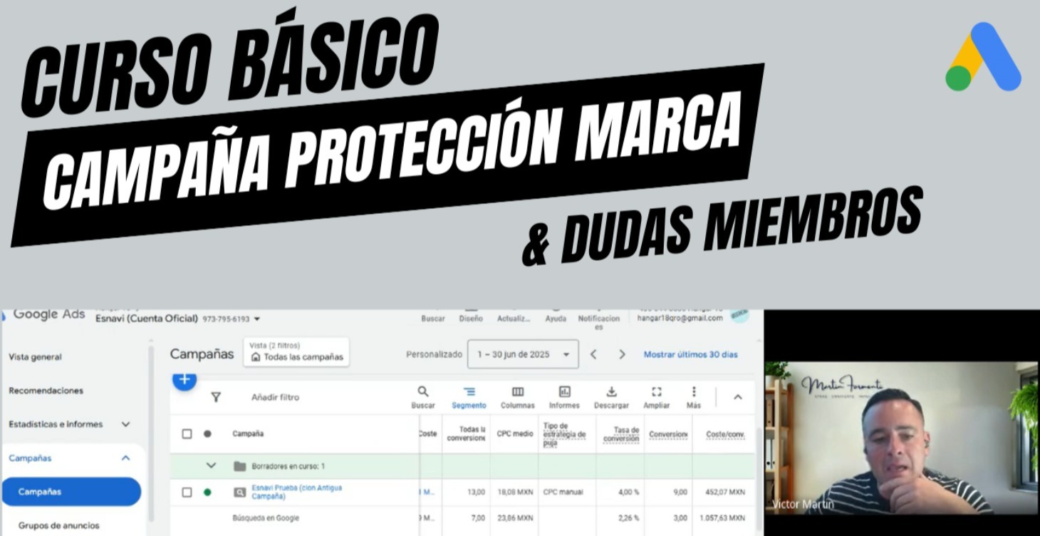 Curso campaña protección de marca & dudas miembros