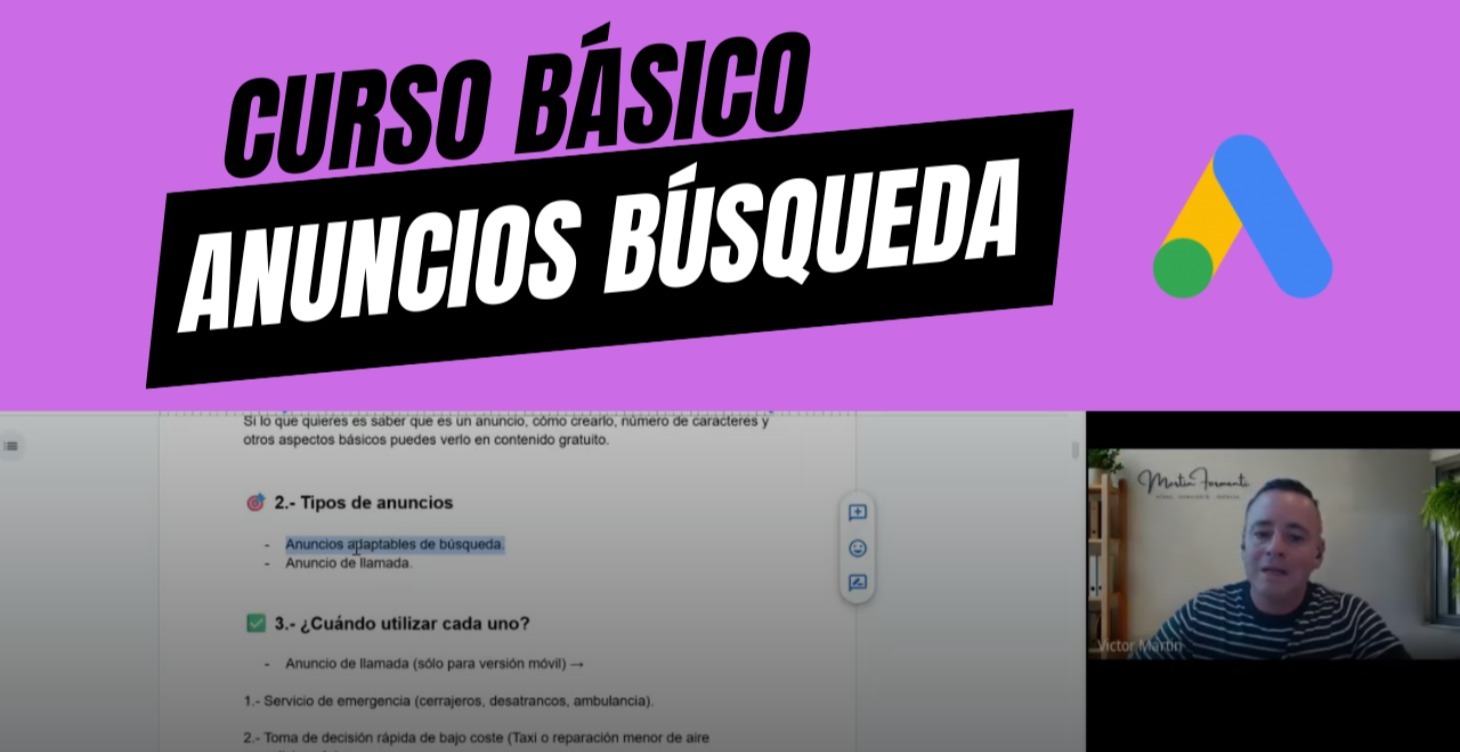 Curso básico anuncios red de búsqueda