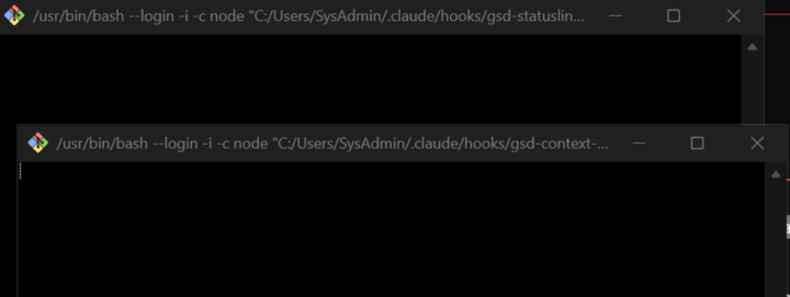 How to get rid of this empty shell windows?