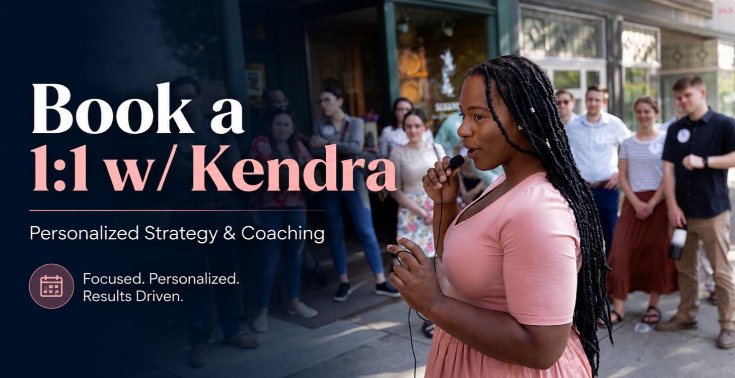 Book 1:1 Coaching With Kendra