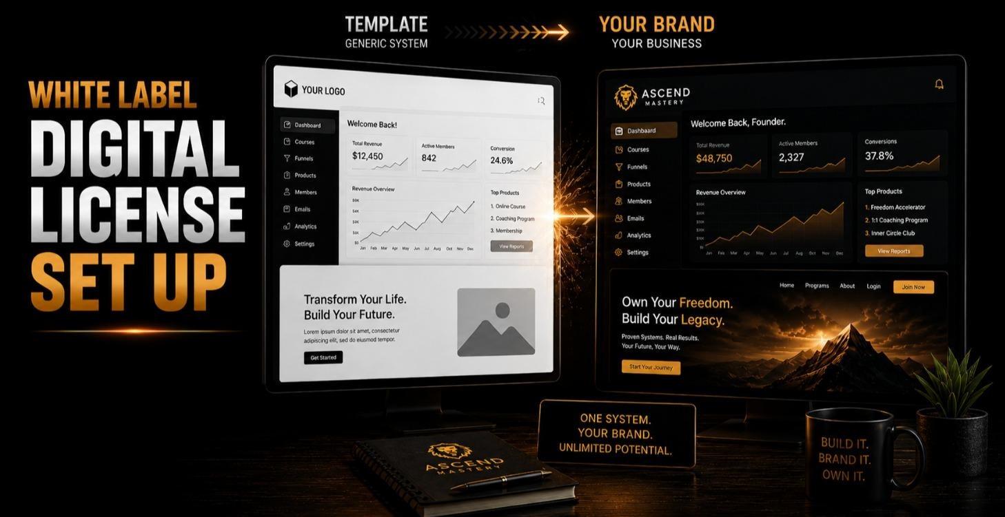 White Label Digital License Set Up