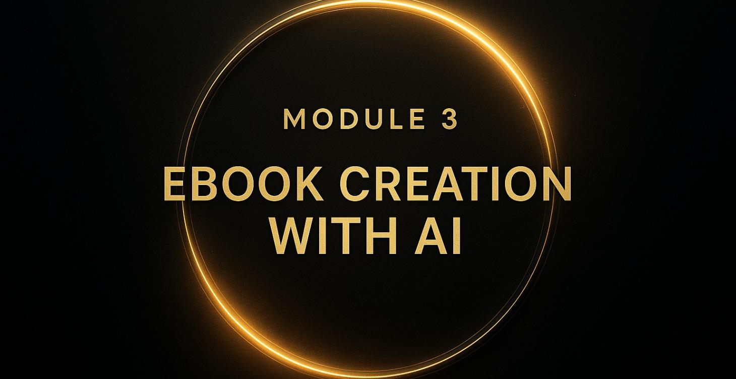 ⭐ MODULE 3 — "Unlocking Soon" Ebook Creation