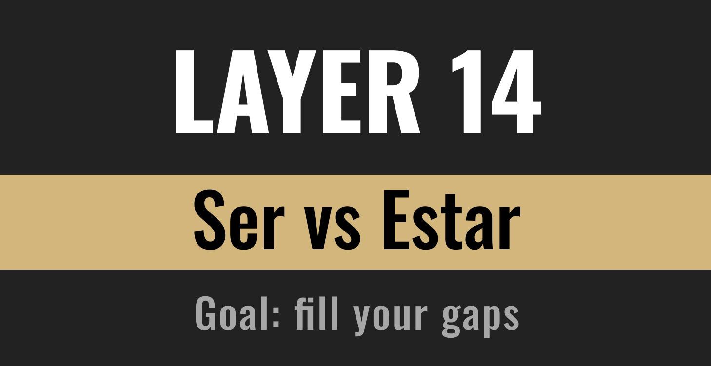 Ser vs Estar