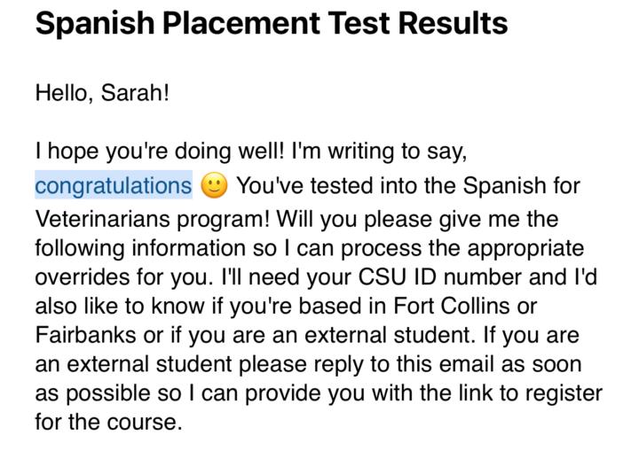 Spanish for veterinarians