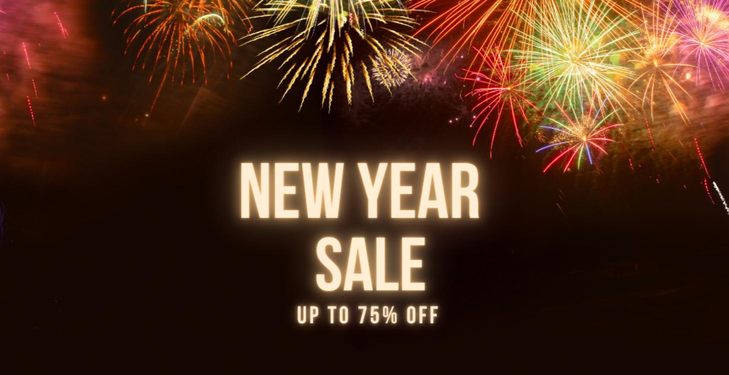New Years Sale 75% OFF.