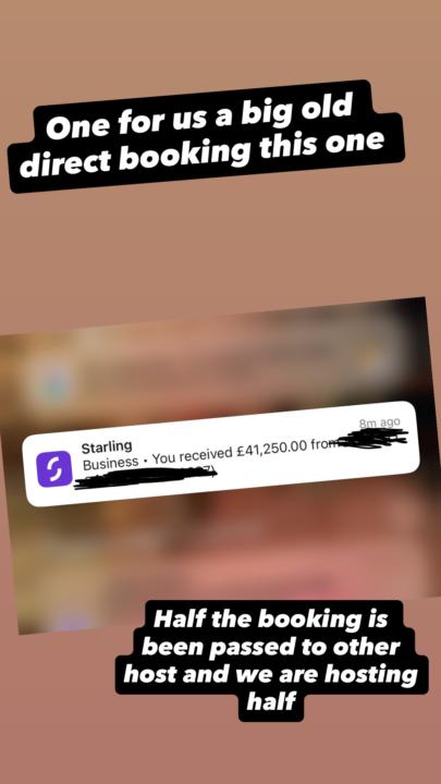 Big old booking pay day 