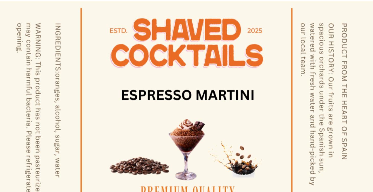 How to Make your own Shaved Cocktails at Home.