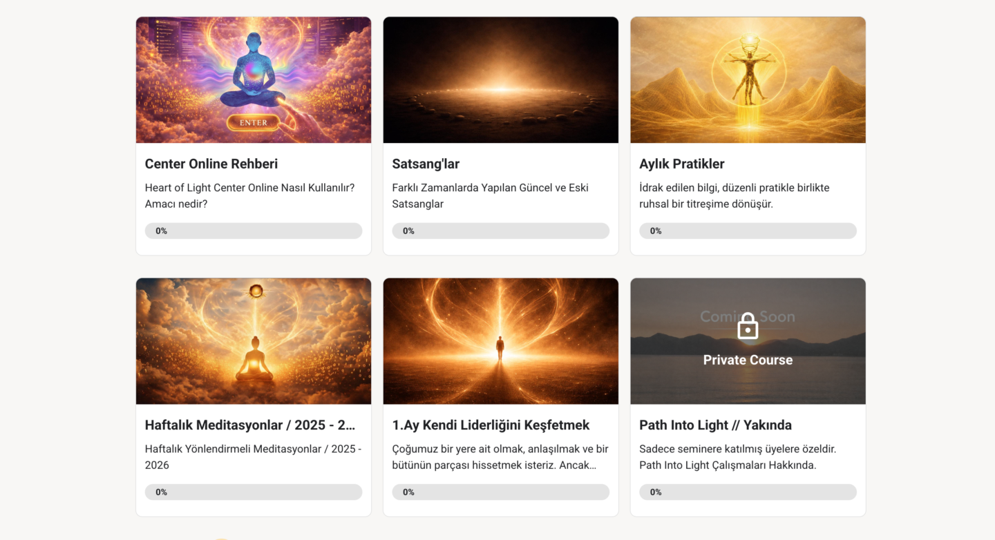Heart of Light Center Online