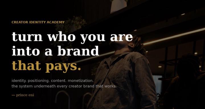 Creator Identity Academy