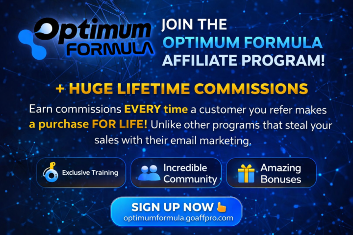 🔥Optimum Formula Affiliate Program Private Access 🤫