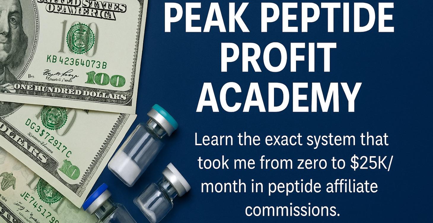 The 4-Step Peptide Affiliate Blueprint