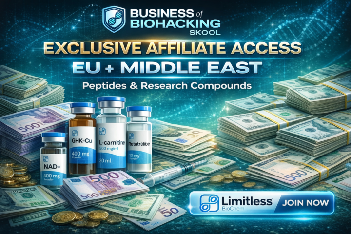 🚨 Business of Biohacking – Exclusive Affiliate Access (EU + Middle East) 🚨