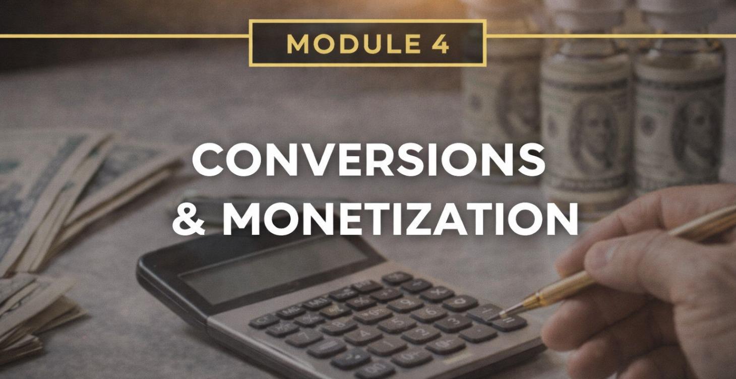 MODULE 4 — Conversions & Monetization