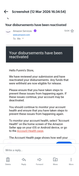 Disbursements released