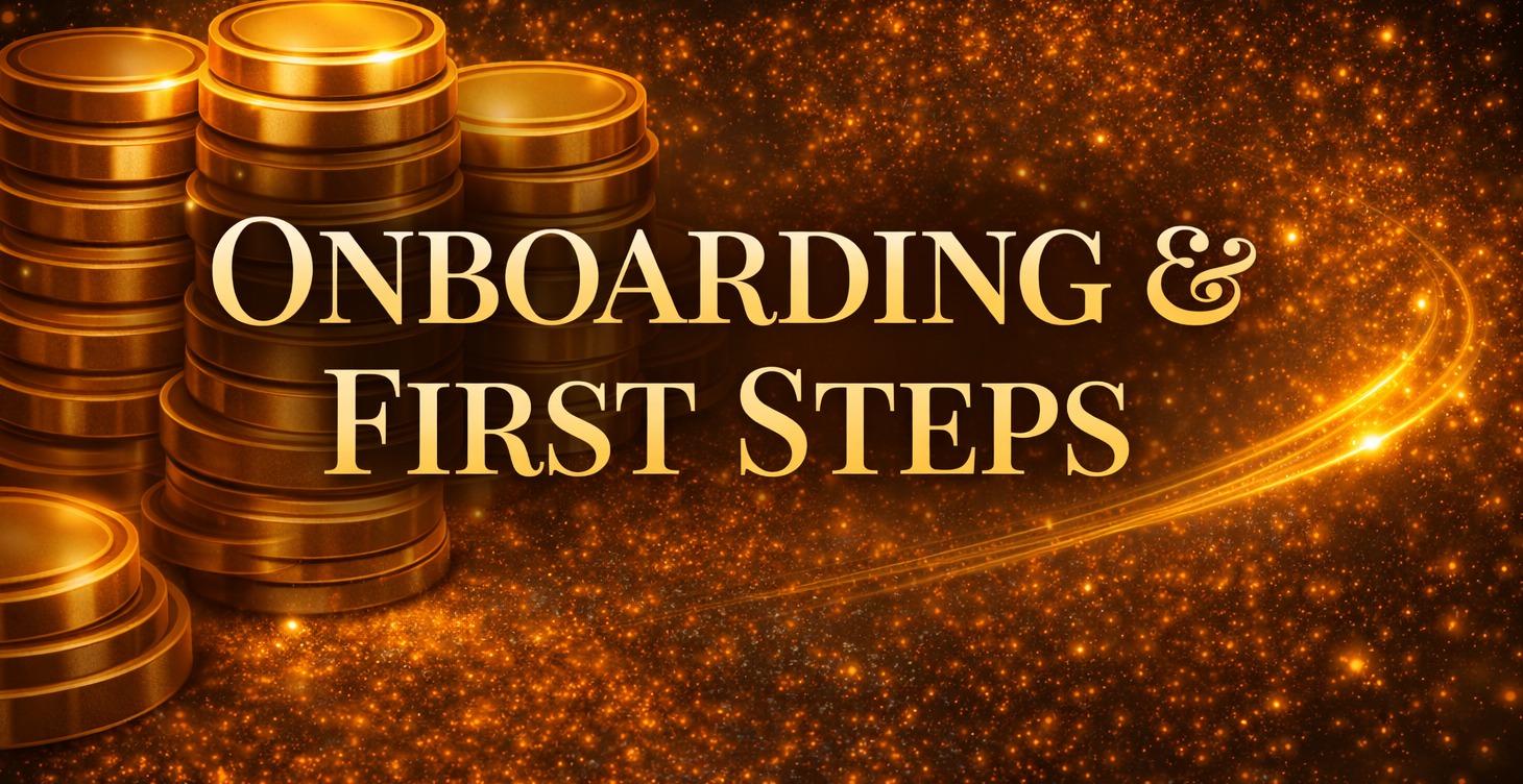 Onboarding & First Steps