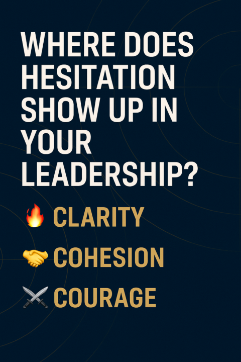  “Where Your Leadership Hesitation Shows Up”