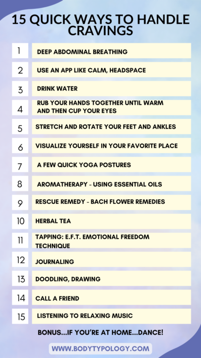 Tuesday Tips - Overcome Cravings