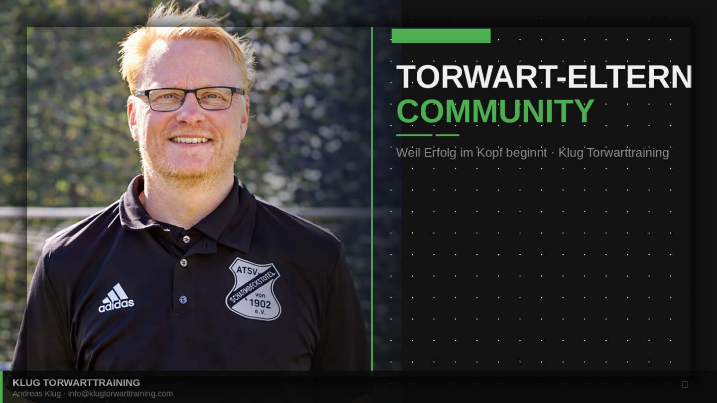 Torwart - Eltern - Community