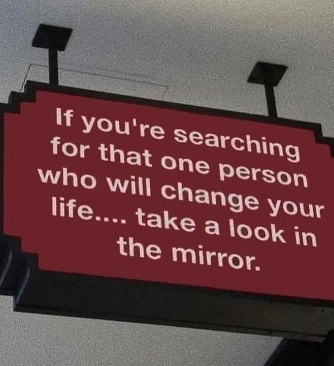 What are you telling yourself every morning when you look in the mirror?