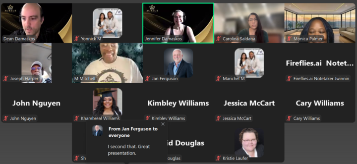 Dean and Jenn... first Webinar was outstanding! 