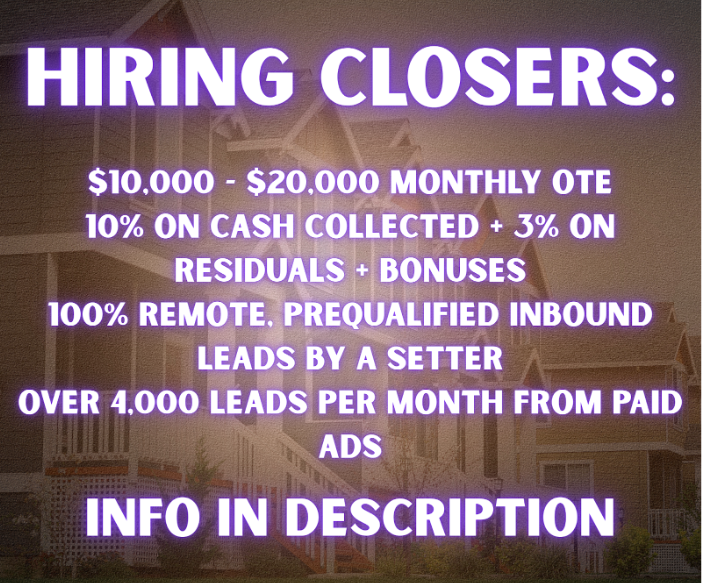 Hiring for Closers