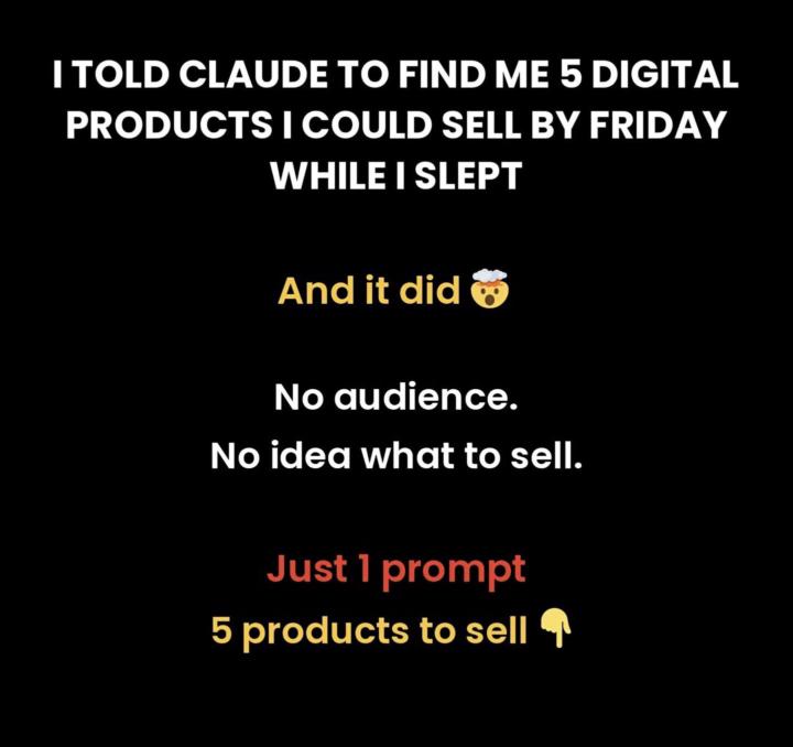 👉 In my FREE private community, I teach how I use AI to make over $100k/month selling digital products. If you want access, just follow this account and then comment "ACCESS" below.