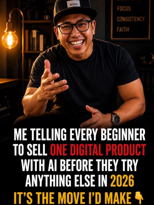 Inside my FREE private community, I show you exactly how I use AI to build and sell digital products that generate over $100K/month.
