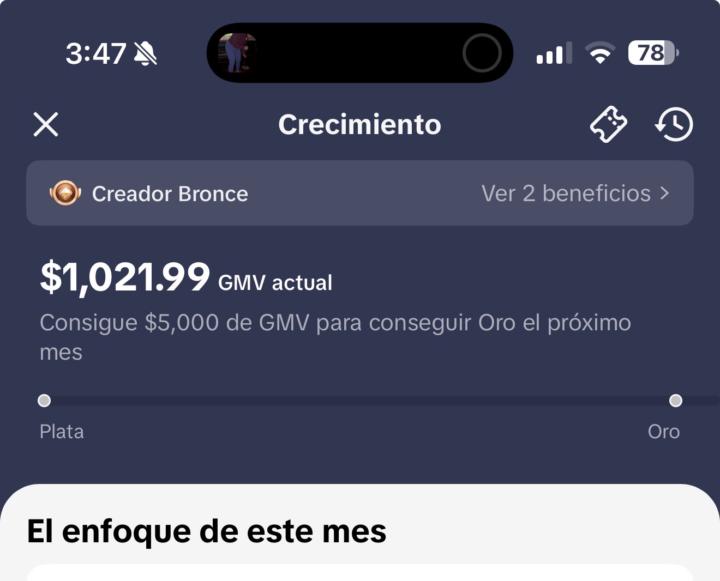 Voy en el camino próximo mes a oro ya dije