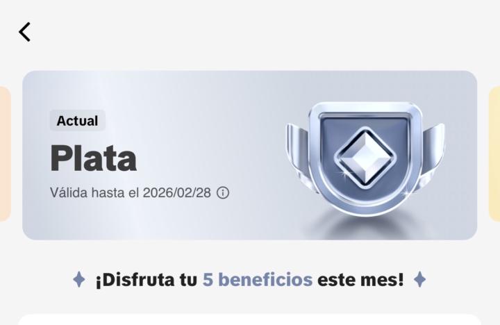 Logré llegar a plata 