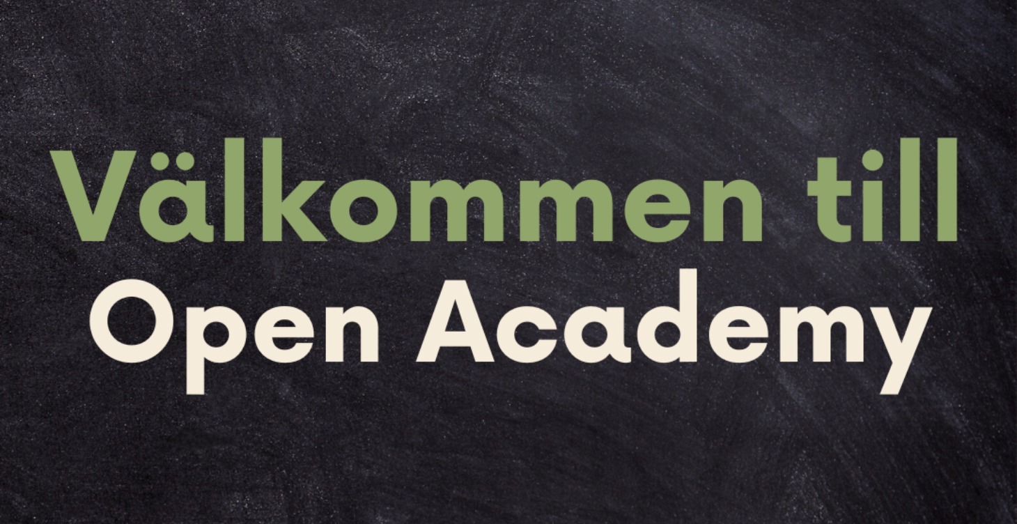 Välkommen till Open Academy!