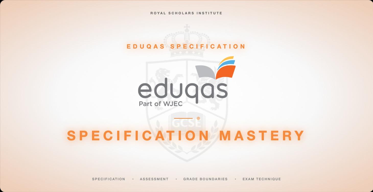 Eduqas Specification Mastery