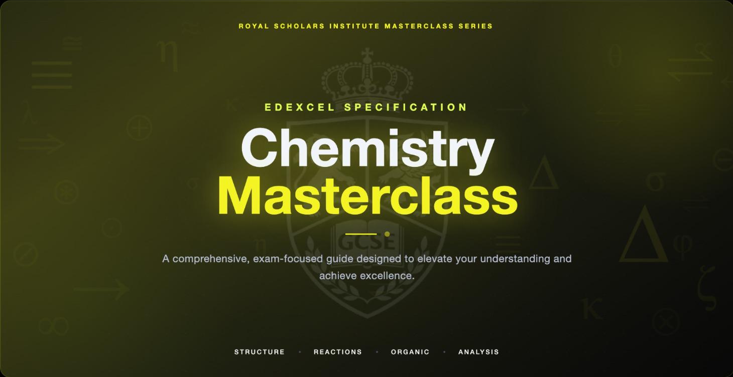 Edexcel Chemistry Masterclass