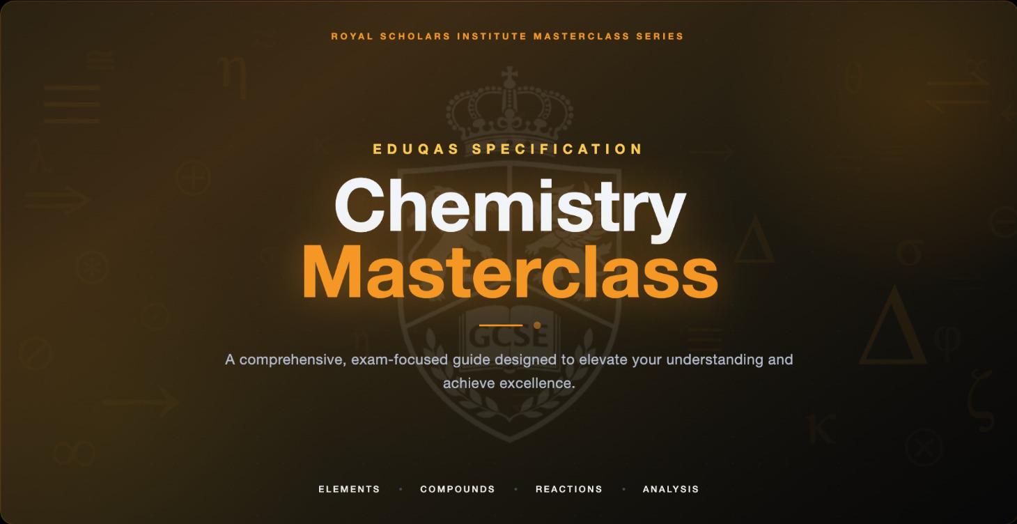 Eduqas Chemistry Masterclass