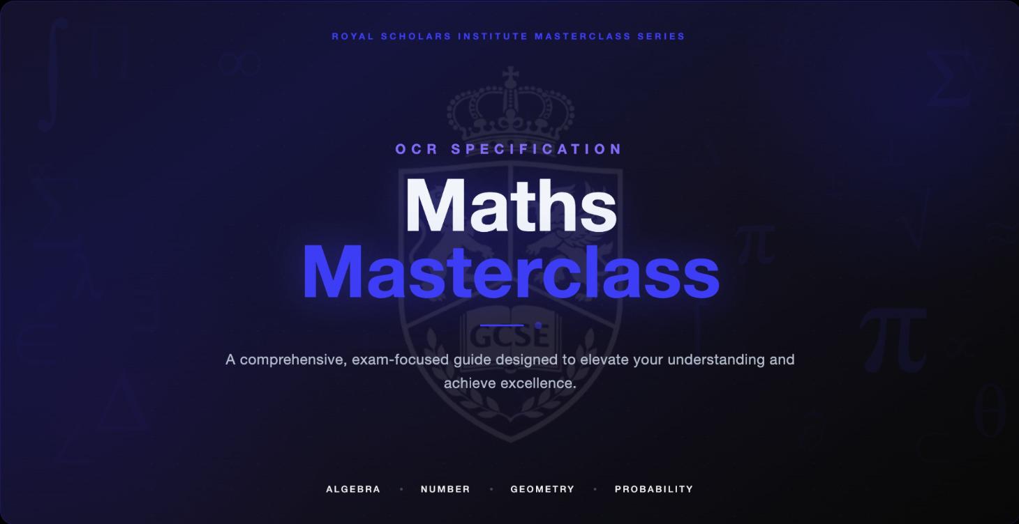 OCR Mathematics Masterclass
