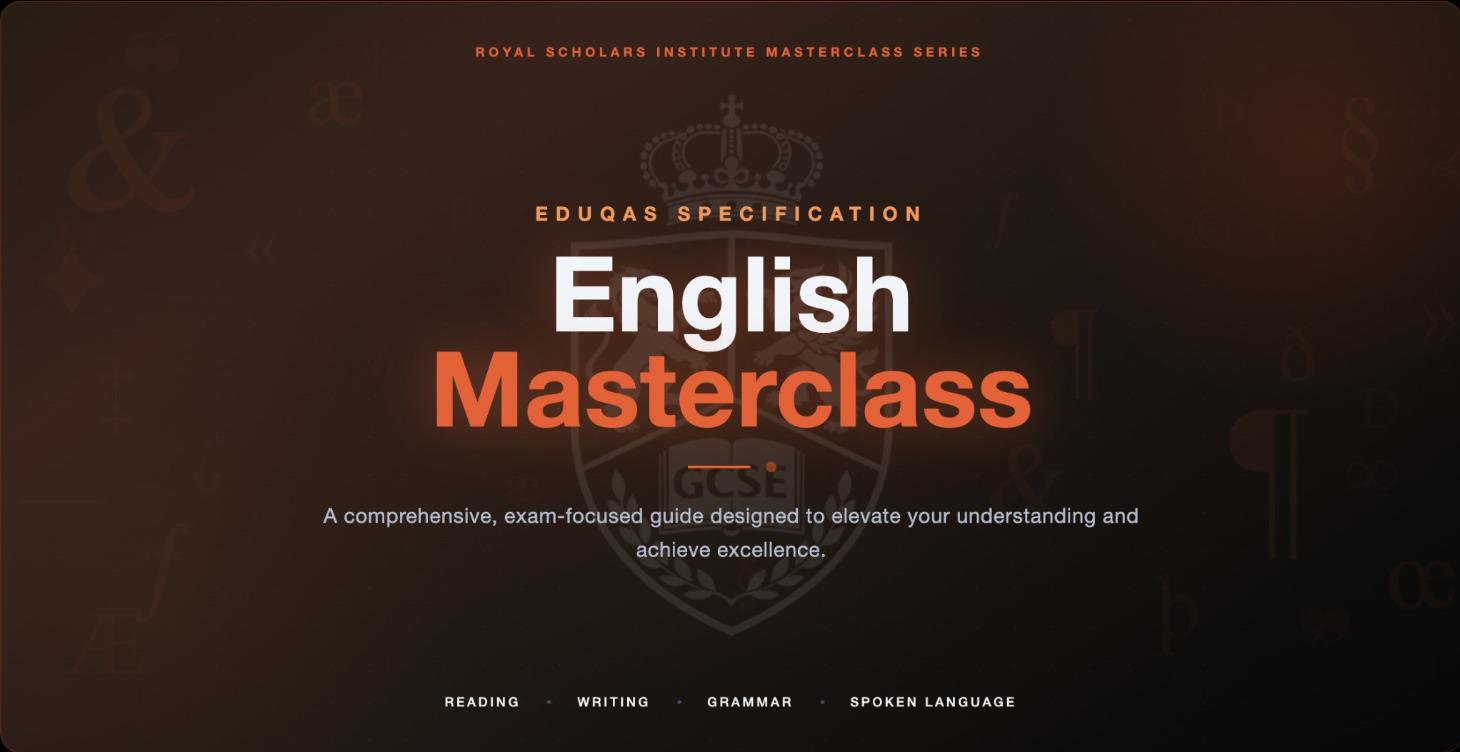 Eduqas English Language Masterclass