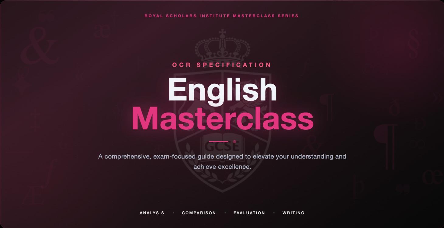 OCR English Language Masterclass