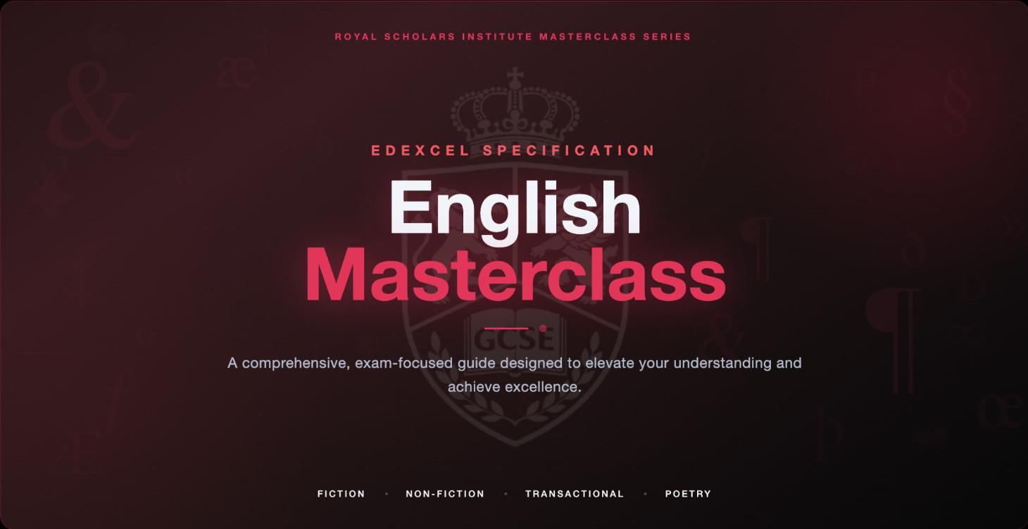 Edexcel English Language Masterclass