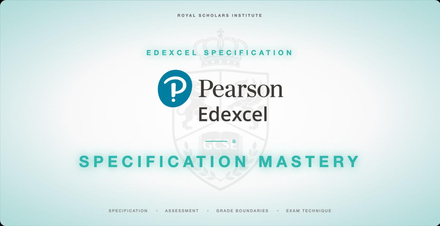 Edexcel Specification Mastery