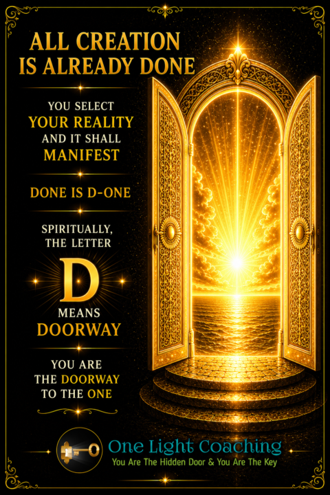 You are the Doorway to THE One