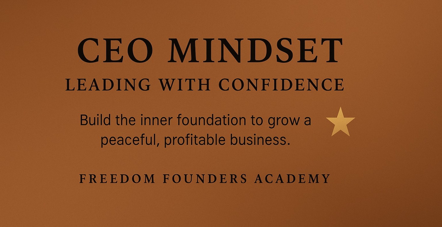 🌟 Course 2: CEO Mindset: Leading with Confidence