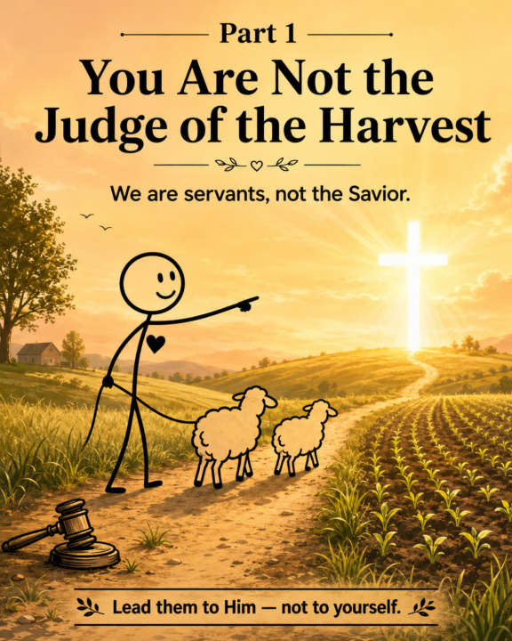 Part 1: You Are Not the Judge of the Harvest
