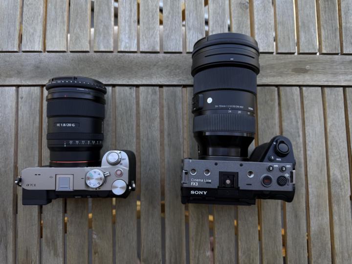 My Travel setup vs My FX3 