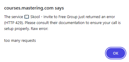 Can't order NYC Multitracks - error