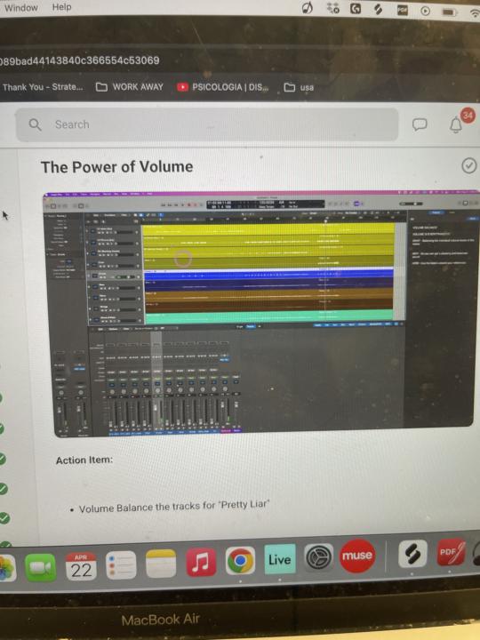 Gain staging/volume balance